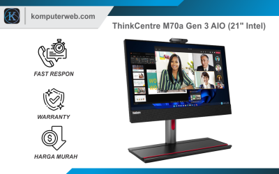 Desktop Lenovo ThinkCentre M70a Gen 3 AIO (21″ Intel)